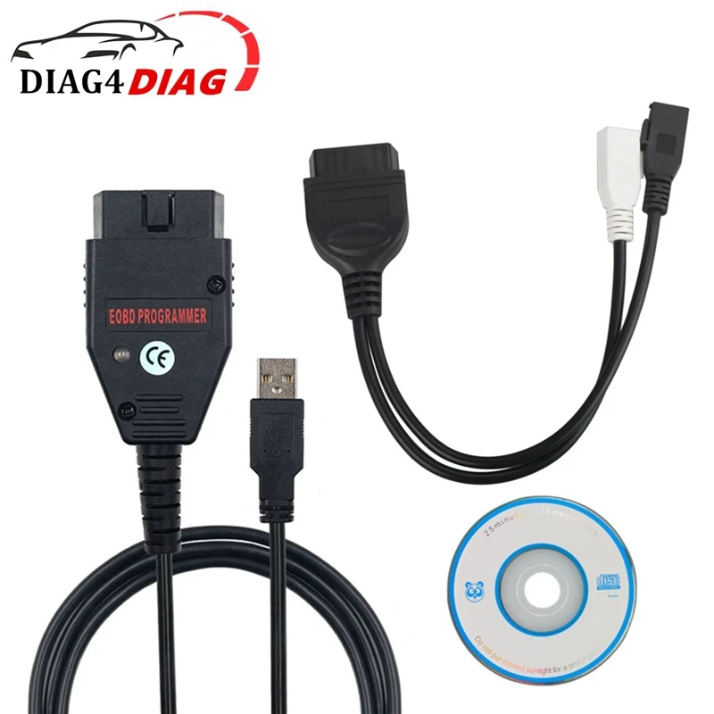 Galletto 1260 FTDI FT232RQ EOBD ECU Flasher Read&Write Car ECU For Vag Series Diagnsotic Interface with OBD 2 Cable for Audi 2x2