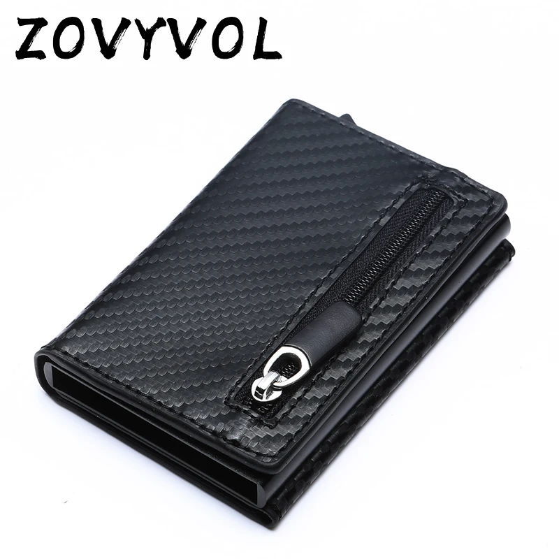 ZOVYVOL RFID Блокировка Карты Кошелек смарт держатель для карт Винтаж из