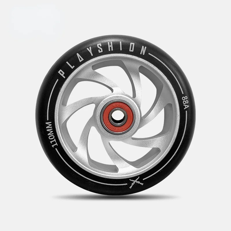 

Professional Skateboard Wheel Scooter Aluminum Alloy Inner High Strength PU Wheel 110x24mm Kaykay Skate Board Accessories 50LZ