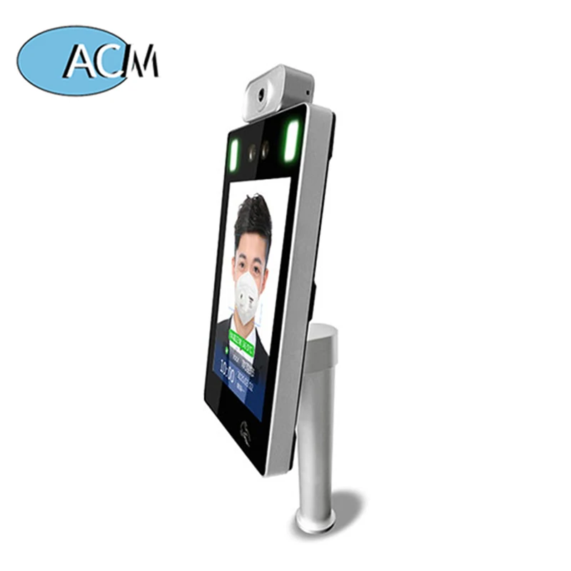 AI Automatic Face-mask Detect No Contact Face Recognition High Fever Alarm Body Temperature Measurement System