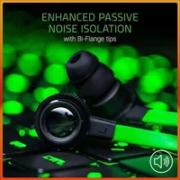 for razer v2 pro hammerhead warhammer shark professional in ear noise reduction headphones v2 game computer stereo wire control