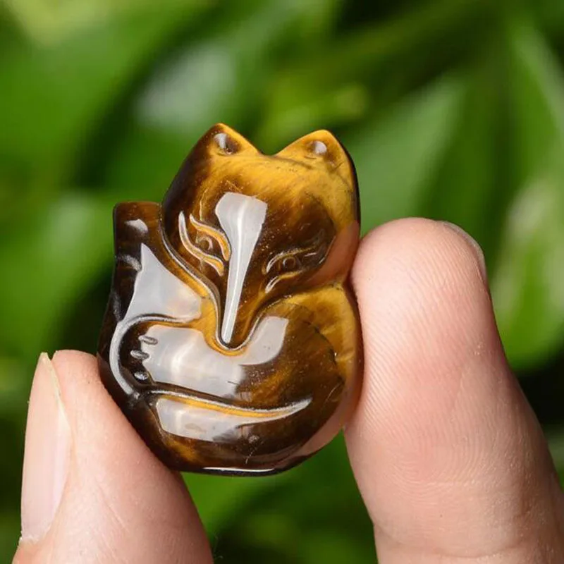 Ожерелье с подвеской из натурального желтого тигрового глаза ожерелье в виде