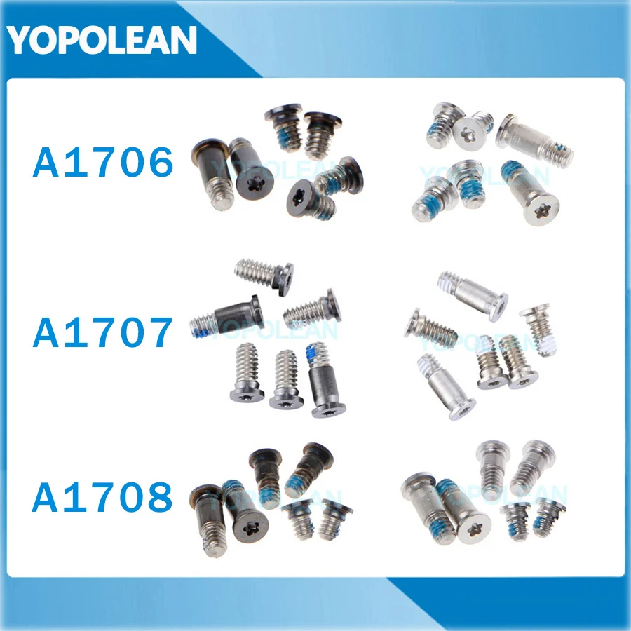 Новый серебристый Космический серый винты с нижним корпусом для Macbook Pro Retina Touch Bar