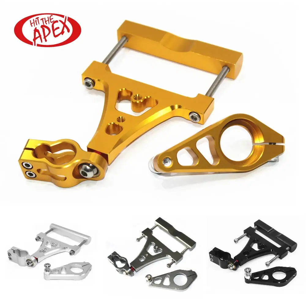 Алюминиевый мотоциклетный демпфер рулевого управления с ЧПУ стабилизирующий