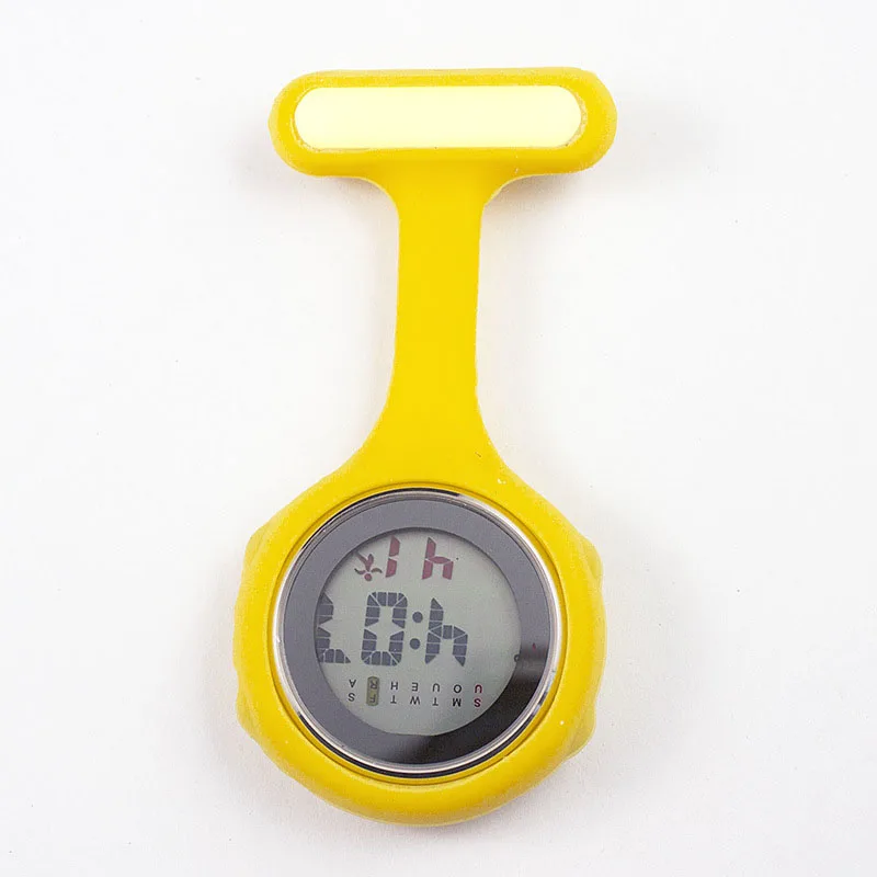 

Цифровые часы для медсестер модные силиконовые медицинские часы нагрудные Доктор Брошь карманные часы JL