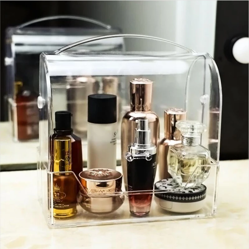 

High-quality Makeup Organizers Storage Box Cosmetic Jewelry Display Box Case Desktop Make Up Container Boxes Organizer