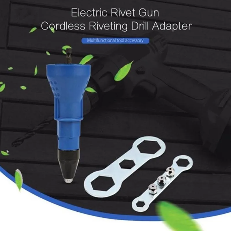 Электрическая дрель гайка переходника инструмент адаптер заклепочная биты