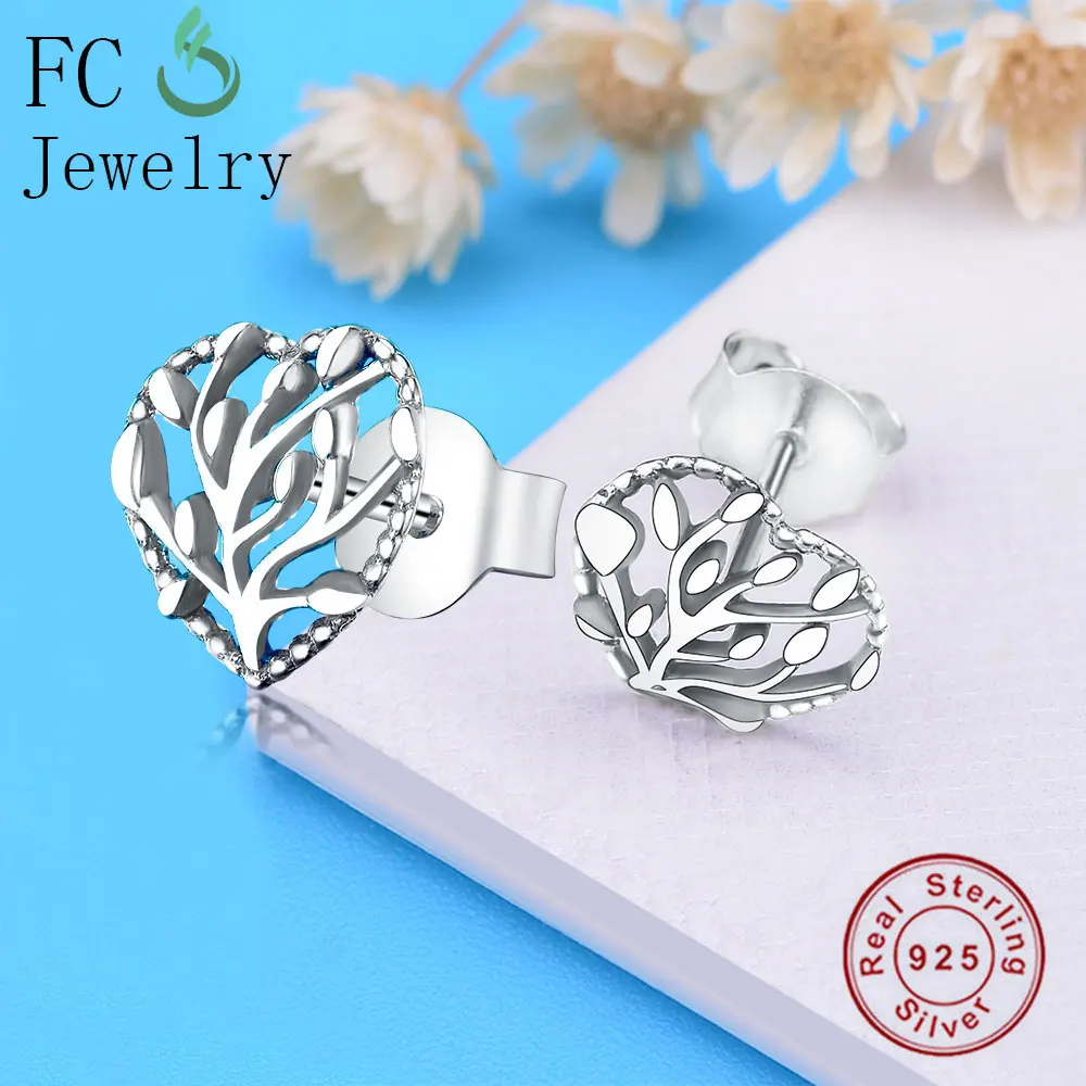 FC ювелирные изделия из стерлингового серебра 925 пробы серьги гвоздики в виде