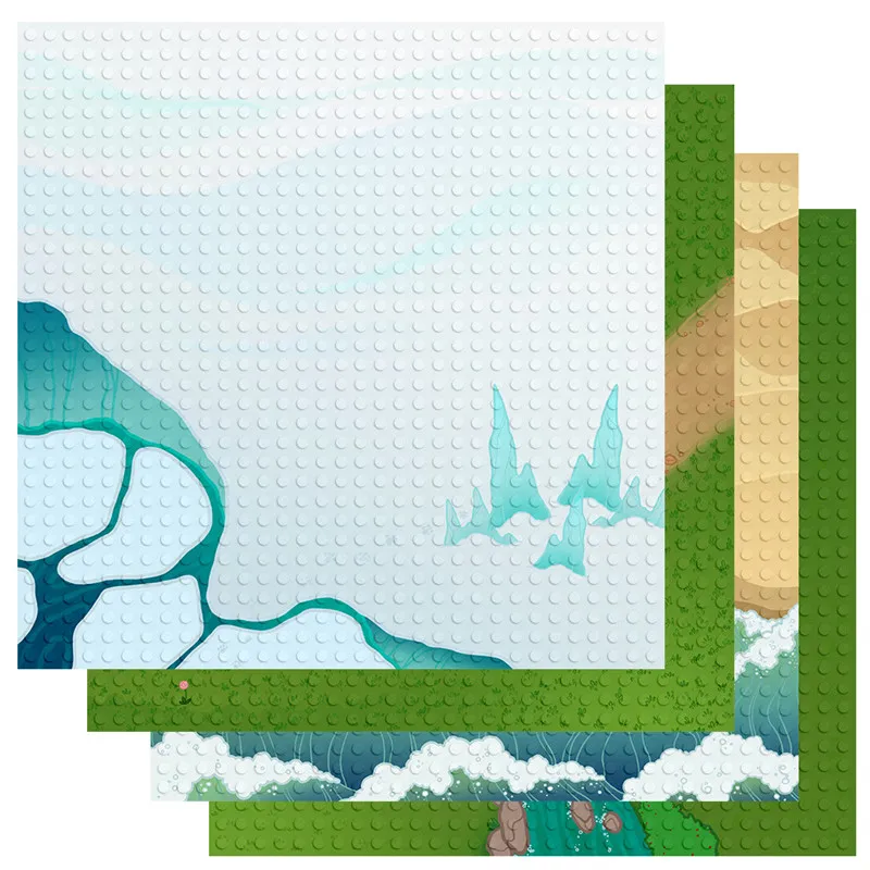 Двухсторонняя цветная Базовая пластина мелкие детали базовые пластины 10 ''*