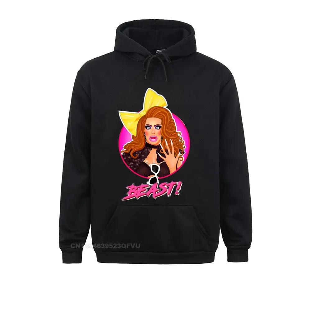 Men Beast Pullover Hoodie Rupaul's Drag Race Rupaul Rpdr Cotton Fashion Fitness Pullover Hoodie New Arrival Classic Streetwear