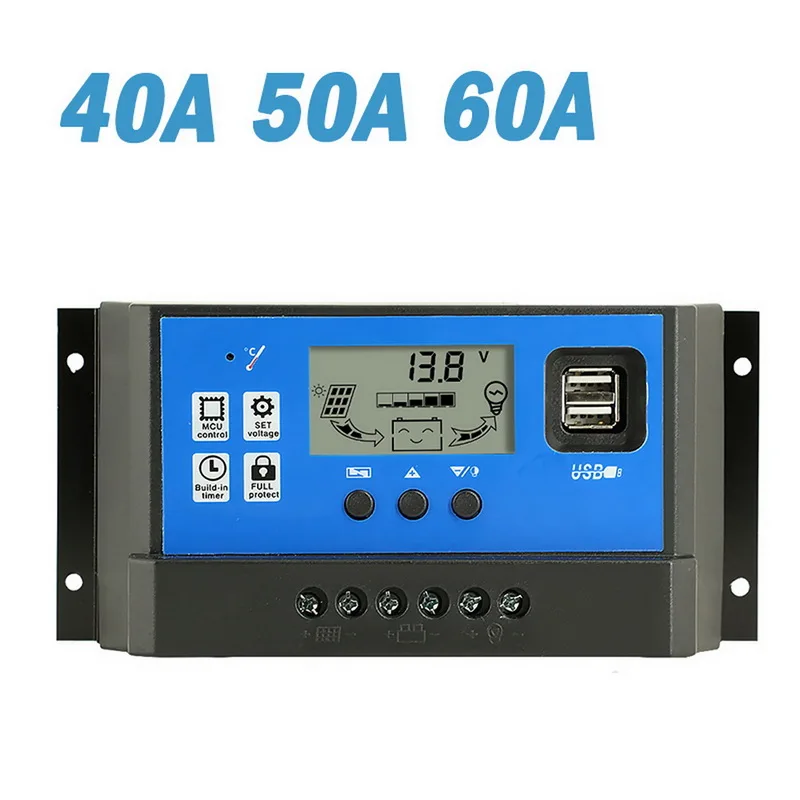 За максимальной точкой мощности Солнечный Контроллер заряда 12 V/24 V 10/20/30A режимы