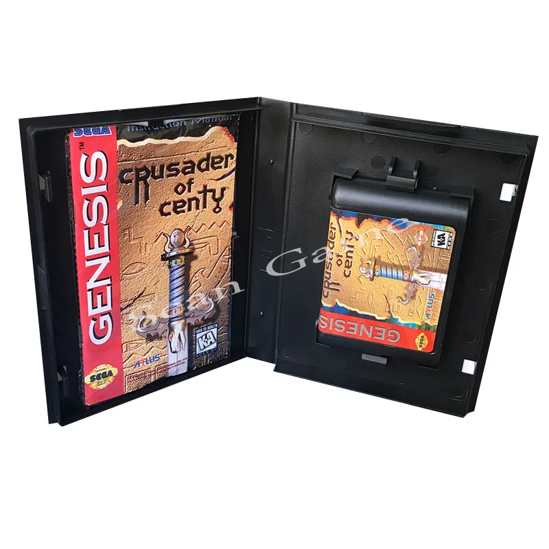 

Последние 16 бит MD карточная игра для Sega Мега US EU/японский Crusader и Centy нового поколения крышка с розничной коробкой и руководством
