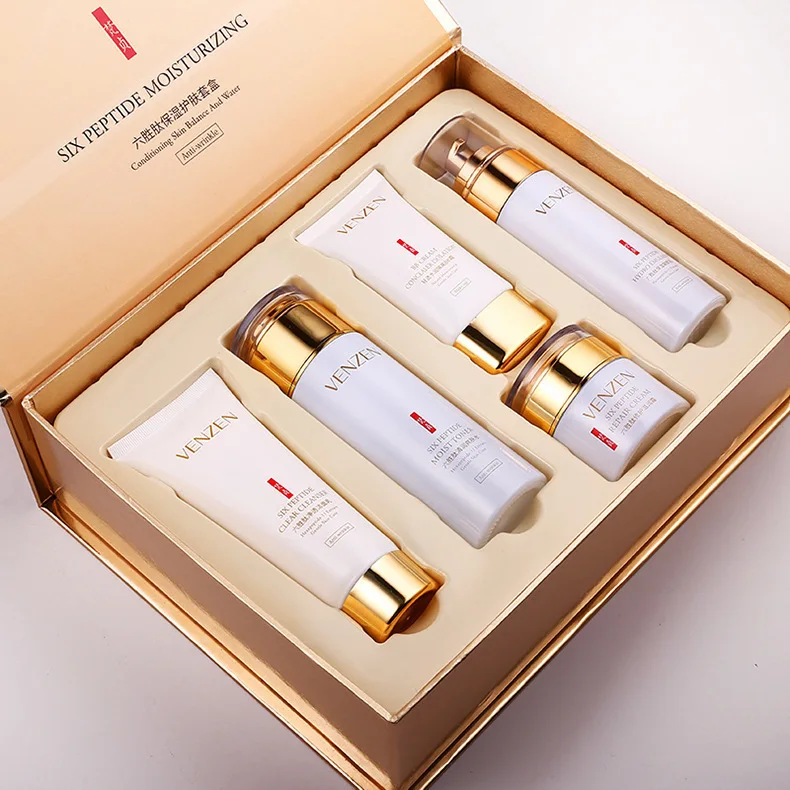 

5set VENZEN peptide moisturizing skin care kit moisturizing, nourishing, rejuvenating, pore shrinking facial care kit