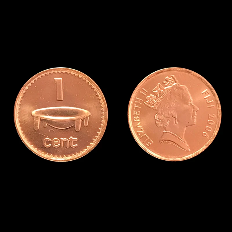 Монета 1 цент Фиджи издание 2006 оригинальные монеты Содружества Океании 100% | Дом и