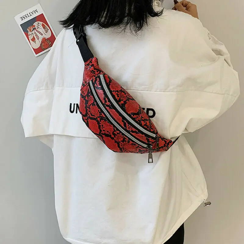 Женская поясная сумка из искусственной кожи ремень для денег на молнии дорожная