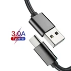 Кабель USB Type-C для Samsung S10 S9 a70 Xiaomi Mi 9t mia3 Redmi Note 7