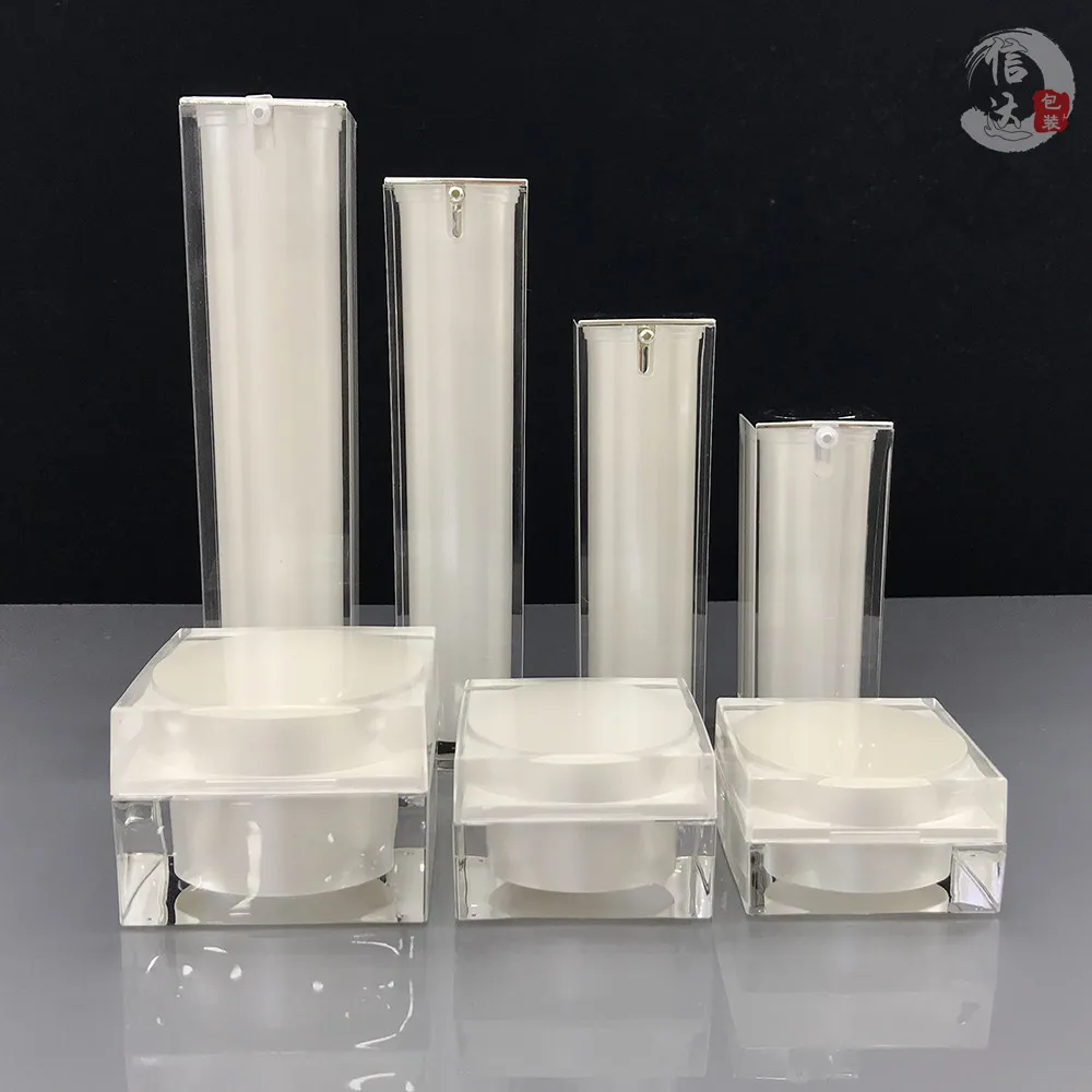 Банка квадратной формы 50 г жестяная банка для фотоэссенции увлажняющий гель