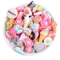 30pcs resin embellishments pastry soda pendant blessing bag decorative crafts for scrapbooking diy accessories