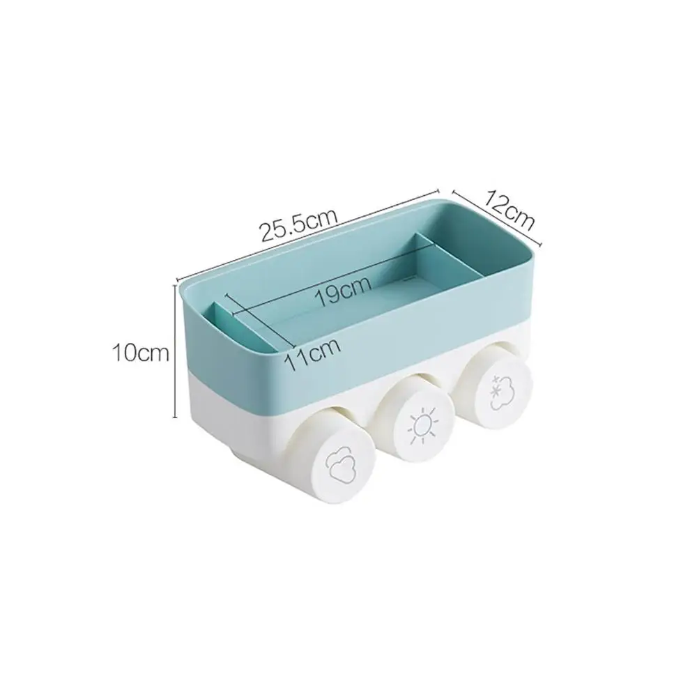 

Family Wall Hanging Toothbrush Holder Set With 3 Brushing Cups Puch Free Wall Storage Racks Bathroom Accessories Set