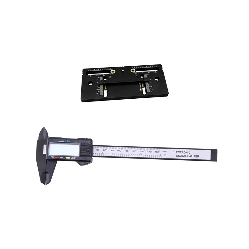 

1 Pcs Digital Caliper & 1 Pcs Dowel Drilling Jig Door Handle Jig