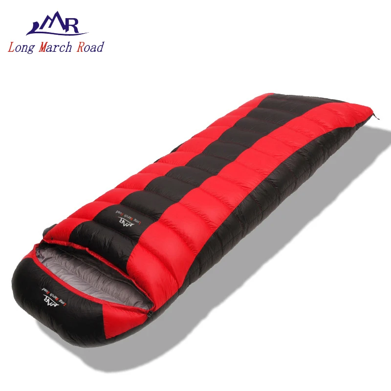 Сверхлегкий пуховой спальный мешок LMR зимние водонепроницаемые мешки для сна 0