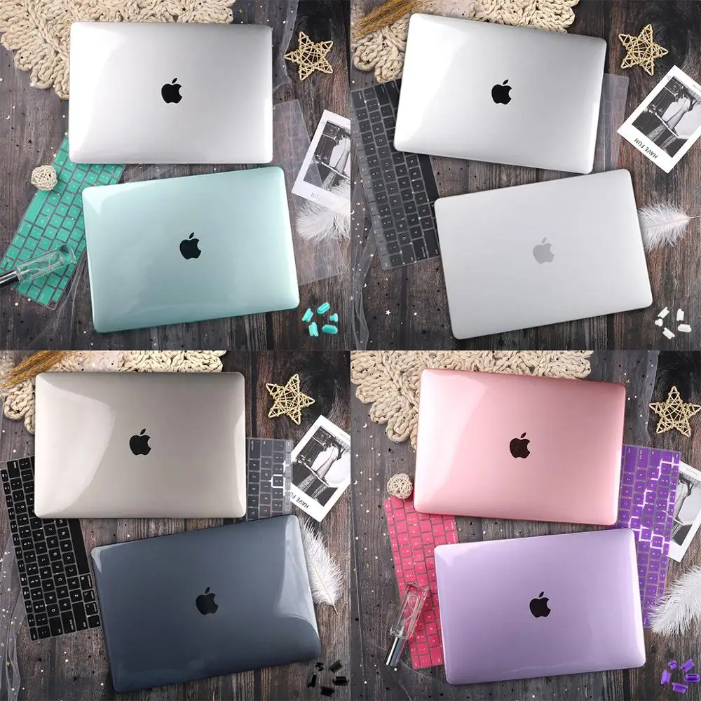 Матовый кристально прозрачный чехол для Mac book Air Pro retina 11 12 13 15 16 Touch Bar A2141 A2159 New Air 13 A1932 чехол