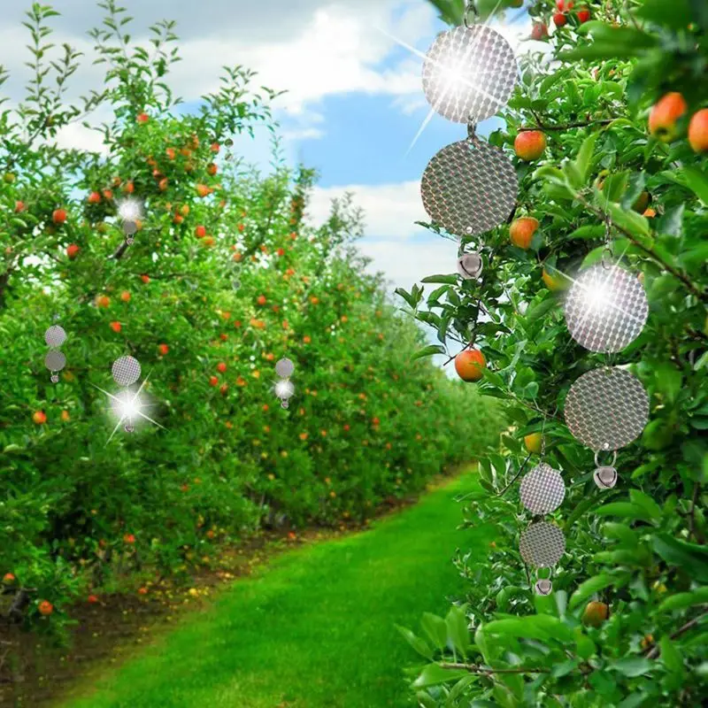 

Hanging Type 3 Superimposed Laser' High Reflective Film Bird Repellent Artifact Round (with Bell Style)