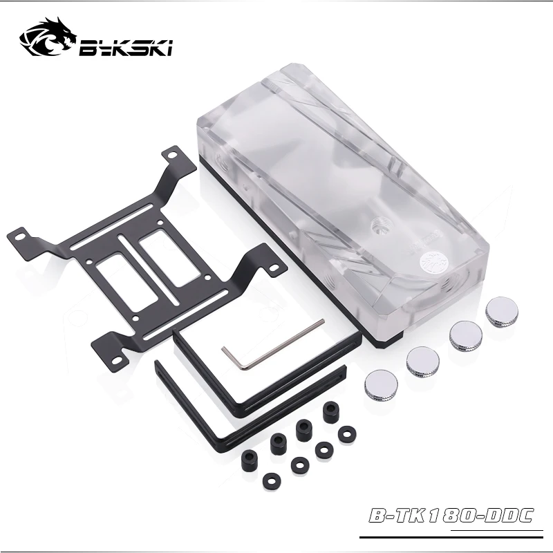 Bykski PC водный охлаждающий квадратный резервуар для воды прозрачный акриловый +