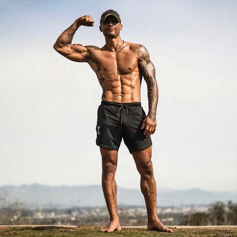 

New Gym Sports Shorts Men'S Casual Running Quick-Drying Five-Pants Camouflage Training Muscle Fitness Pants Jogging Short Hombre