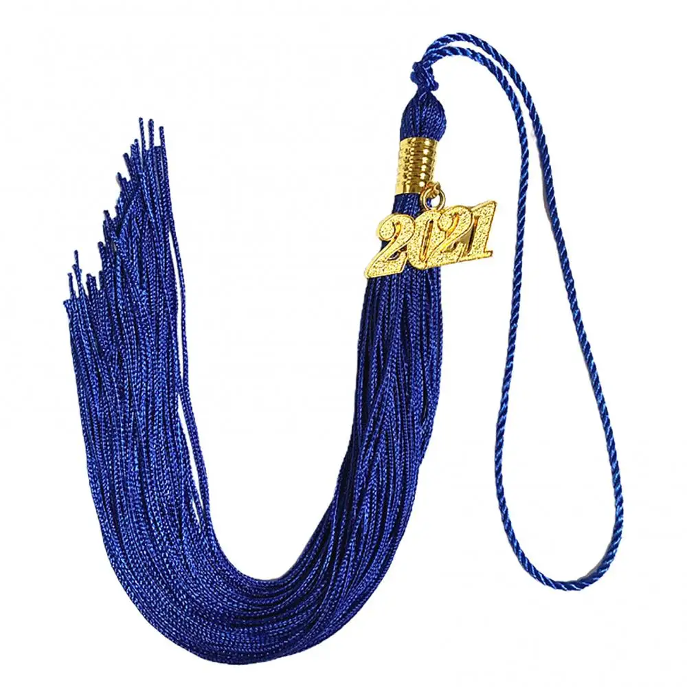

2Pcs Cap Tassel for Graduation Caps Decorative Tassel 40cm Universal Mortarboard Cap Hats Tassel for School Graduation