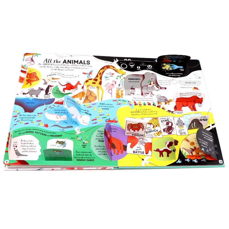 Usborne Liift The Flap BIOLOGY English Educational Picture flap Book Baby Children Learning Board Gift Hardcover | Игрушки и хобби