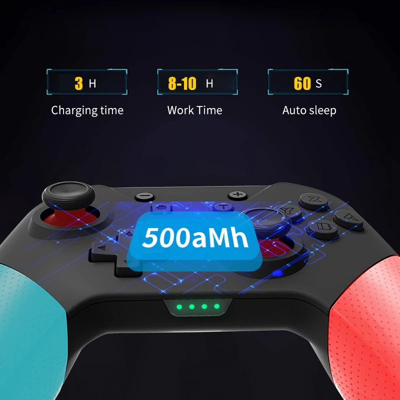 Bluetooth Беспроводной геймпад с NFC функции 6-Axis и 3D джойстика Nintendo Switch Pro консоли |