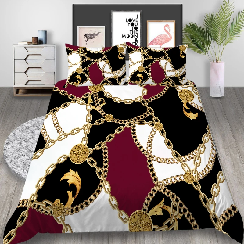 

Luxury Bedding King Size Bed Set Duvet Cover Set 2/3 Piece Bedclothes Single Double Bed Cover Home Textile