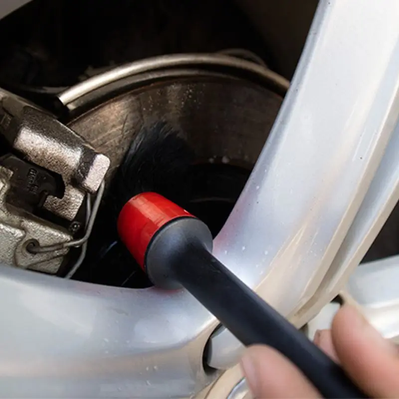 

5Pcs Car Cleaning Tool Set Detail Brush Kit Boar Hair Car Detailing Brushes 23GB