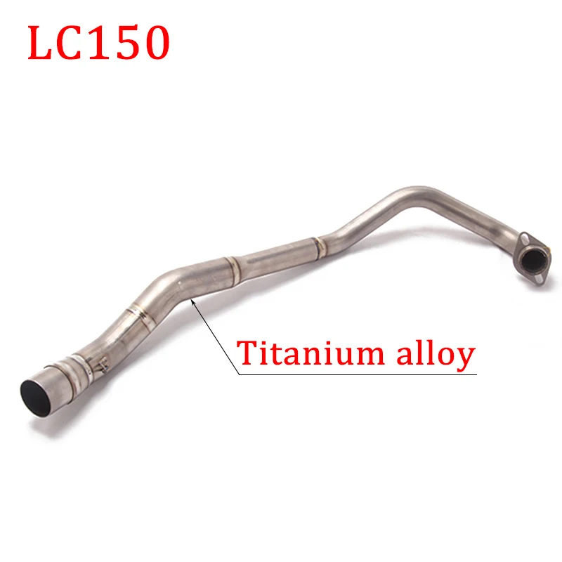 

Motorcycle exhaust For Yamaha LC150 LC135 LC 135 150 header modified roundabout middle link pipe escape moto Titanium alloy