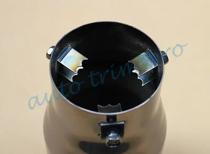 Универсальный глушитель выхлопной трубы наконечник входного хвоста 76 мм 3 дюйма