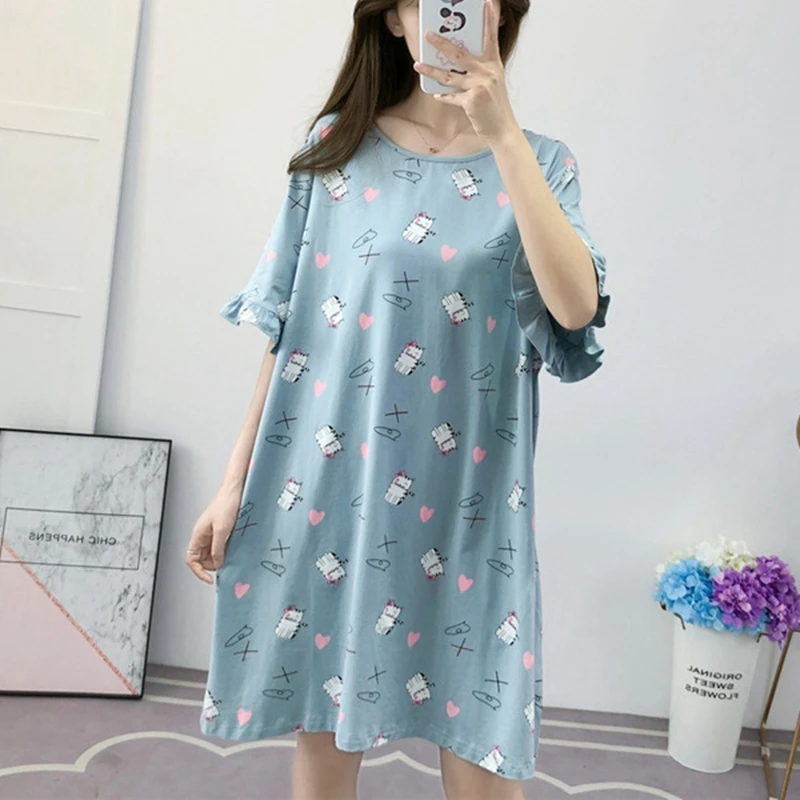 Платье женское летнее с коротким рукавом круглым вырезом свободное белого и