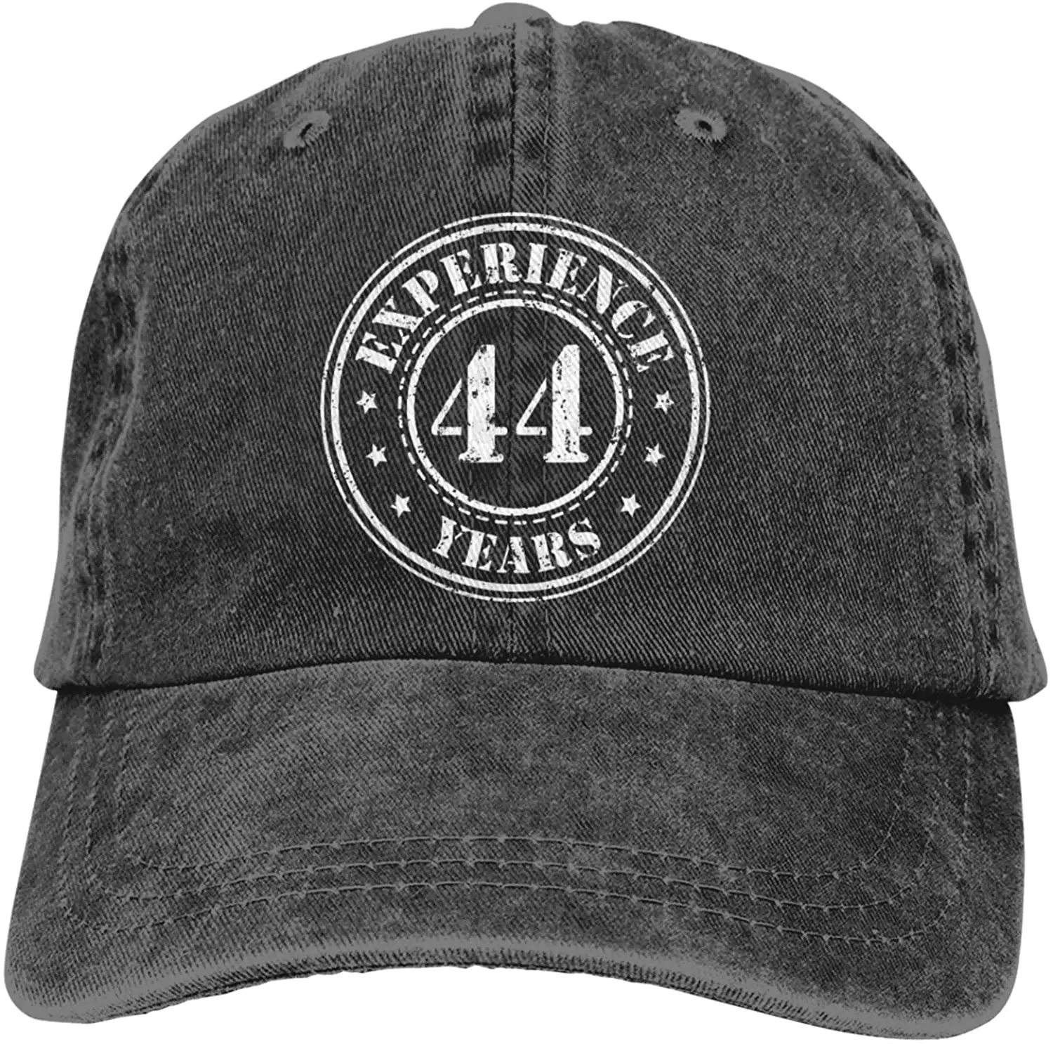 

44 Years of Experience On 44th Birthday Unisex Baseball Cowboy Hat Retro Sports Cowboy Hat Adjustable Adult Hat
