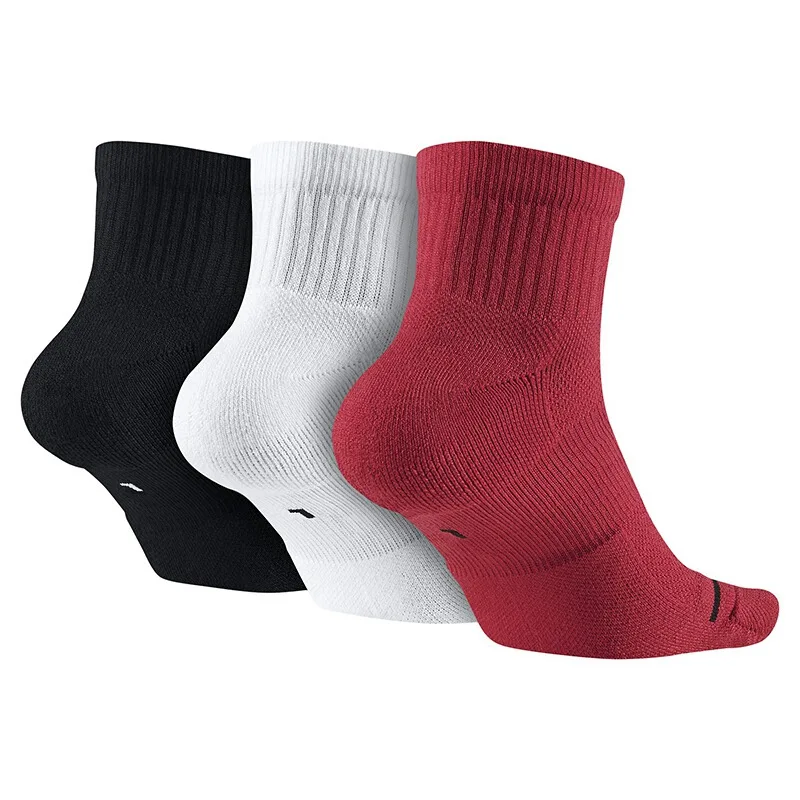 Новое поступление оригинальных спортивных носков унисекс NIKE QTR 3PPK (3 пары)|jumpman