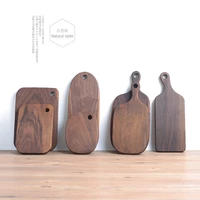 japanese black walnut shaped breadboard solid wood cutting board chopping board kitchen utensils beeswax whole wood