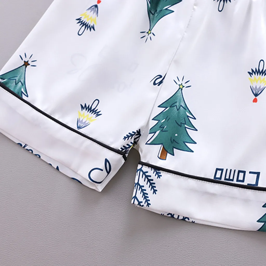 Детские пижамы для маленьких мальчиков и девочек домашняя одежда сна из гладкого