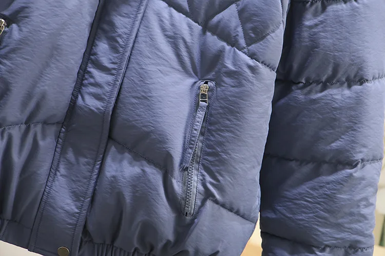 

Winter Oversize Jacket Female Coat Patchwork Windbreaker Women Padded Zipper Outwear Parka Thick Streetwear Overcoat Warm