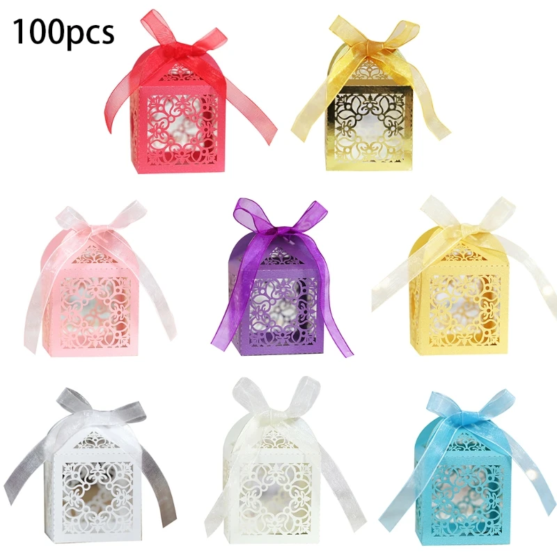 

Cut Out Christian Cross Wedding Candy Box Pearl Paper Chocolate Box Wedding Birthday Party Decoration