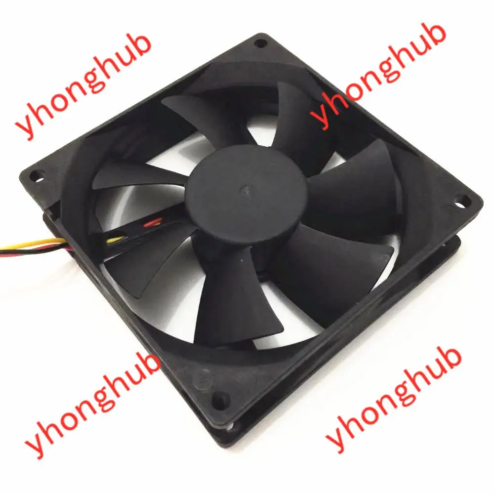 Jamicon JF0925H1UM R DC 12V 0.42A Размеры: 90x90x25 мм 3 Провода Сервер площадь Вентилятор|Кулеры и