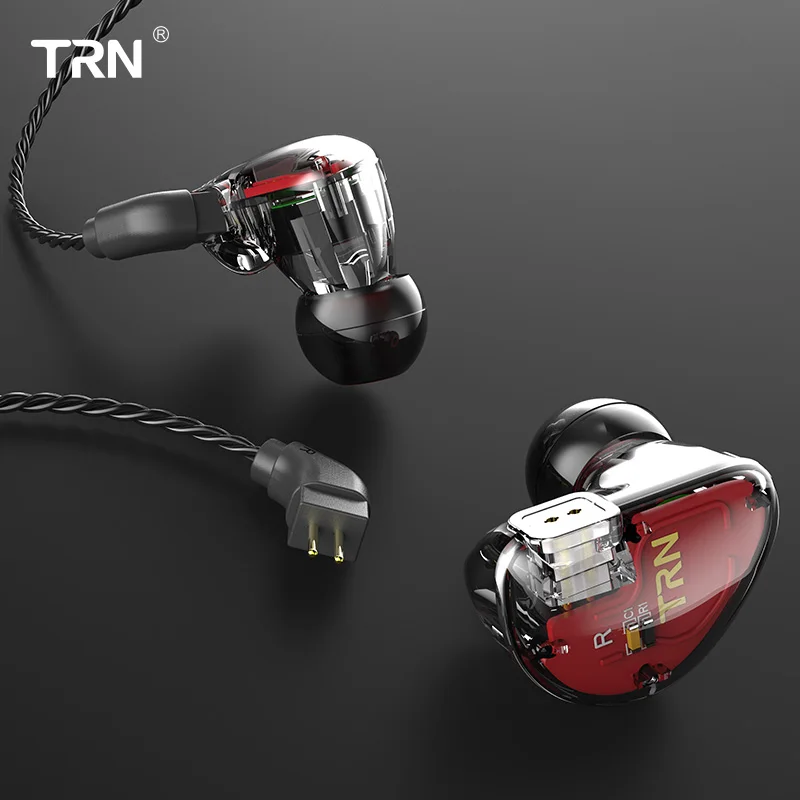 TRN V30 2BA+1DD Hybrid In Ear Earphone DJ IEM Monito Sport 3 Drive Earplug Headset 2Pin Detachable Trn HIFI | Электроника