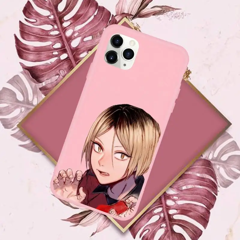 

Kenma Kozume Of Haikyuu Phone Case Candy Color for iPhone 6 7 8 11 12 s mini pro X XS XR MAX Plus