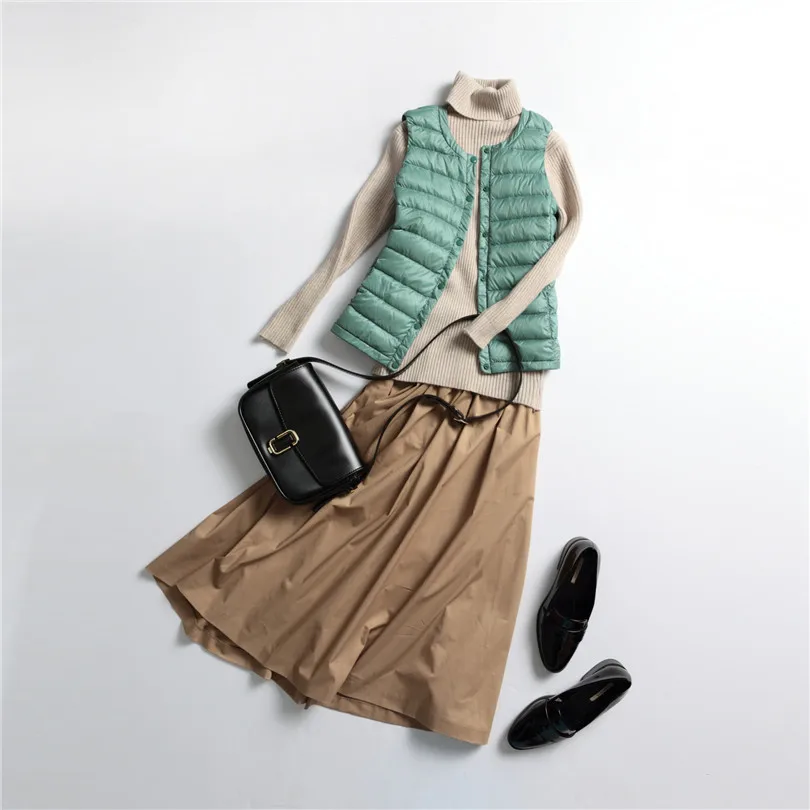 Женские ультра легкие пуховые куртки больших размеров 3XL короткая пуховая куртка