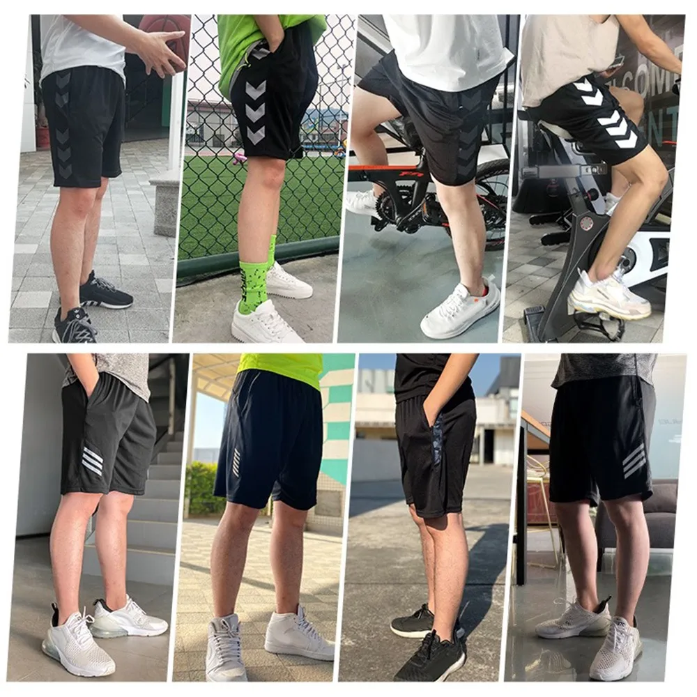 

Running Shorts Men Breathable Sports Clothing Fitness Bodybuilding Short Pants Sport Male Quick Dry Gym Training Beach Shorts