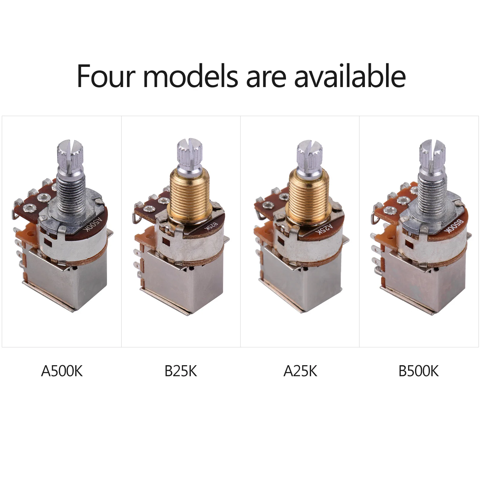 

Electric Guitar Bass Copper Potentiometer Push Pull Volume Tone Switch Pots 2pcs For Guitar Accessories