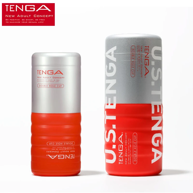TENGA мастурбатор с двойным отверстием имитация вагины реалистичная киска вигина